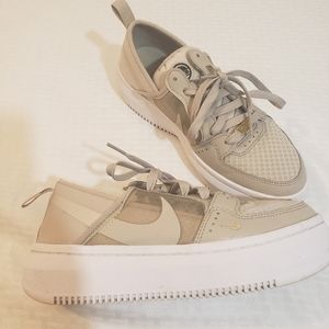 Nike Court Vision Alta Beige Womens 8.5